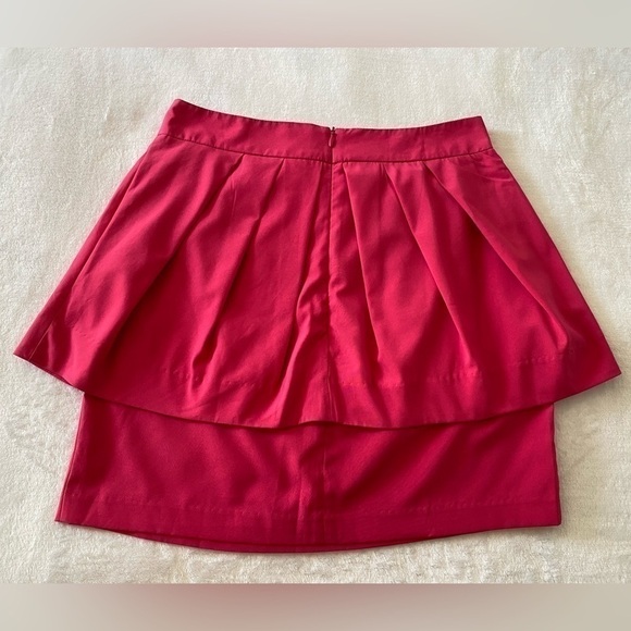 Ellison Elllison Ellison Pink Peplum Skirt Size Small - Picture 2 of 4